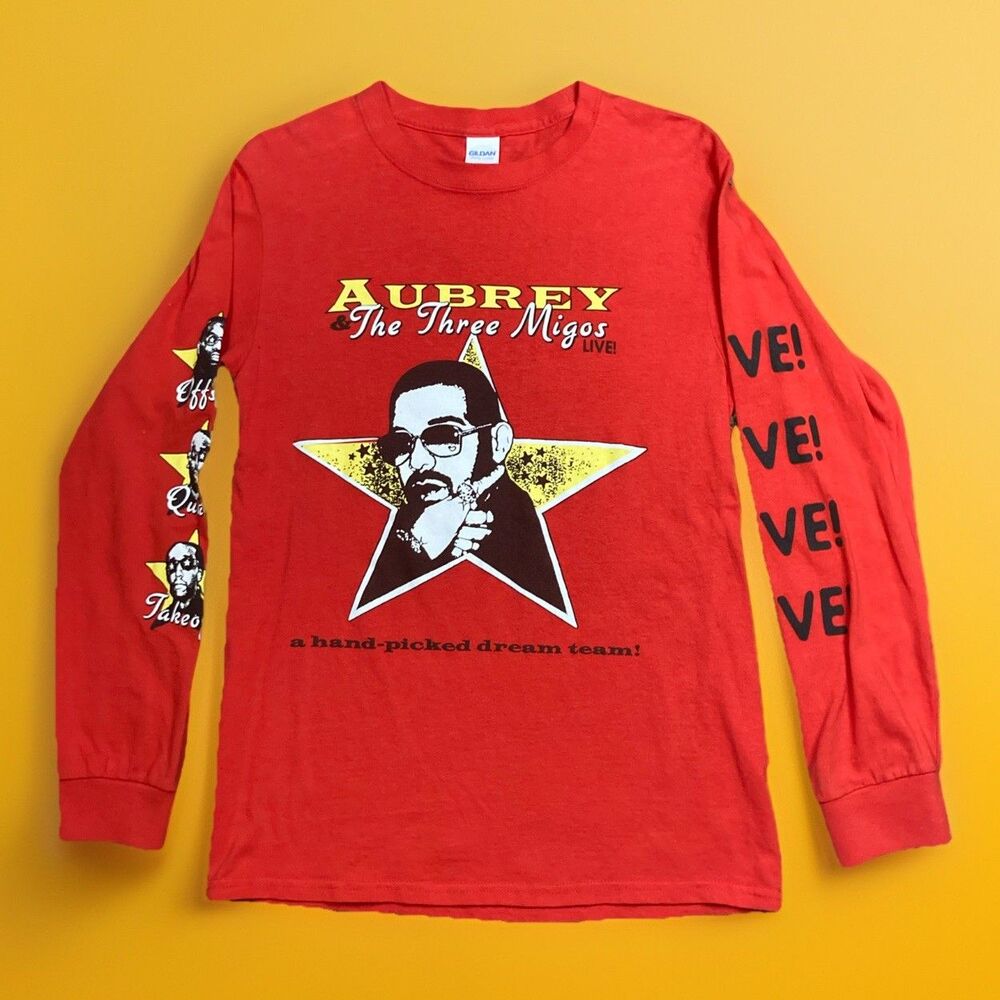 Red Scorpion Tour 2018 Aubrey Drake & The Migos Merch LS T Shirt Sz S
